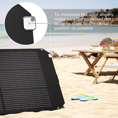 ZLOS Solar Angle Guide Tool for Shorter Solar Charging Time, Accessories Maximize Solar Energy Absorption for Portable Solar Panels