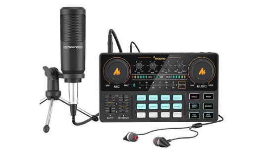 AM200-S1 All in one Podcast Production studio with Microphone