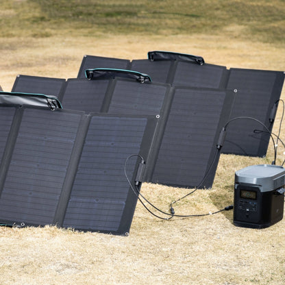 Ecoflow 160W Solar Panel / Solar Blanket, Light Weight and Foldable