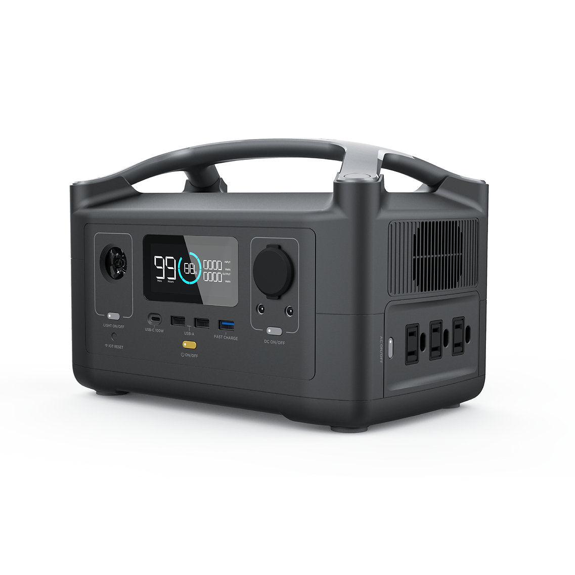 EcoFlow River 600 Portable Power Station with 600W AC output, 288Wh Battery