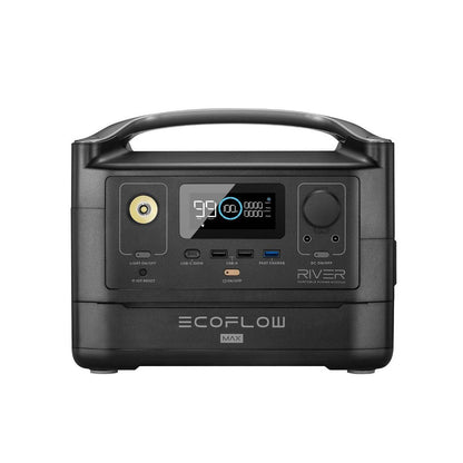 EcoFlow River 600 MAX Portable Power Station with 600W AC output, 576Wh Battery