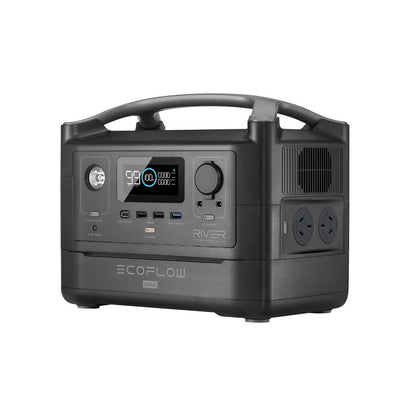 EcoFlow River 600 MAX Portable Power Station with 600W AC output, 576Wh Battery